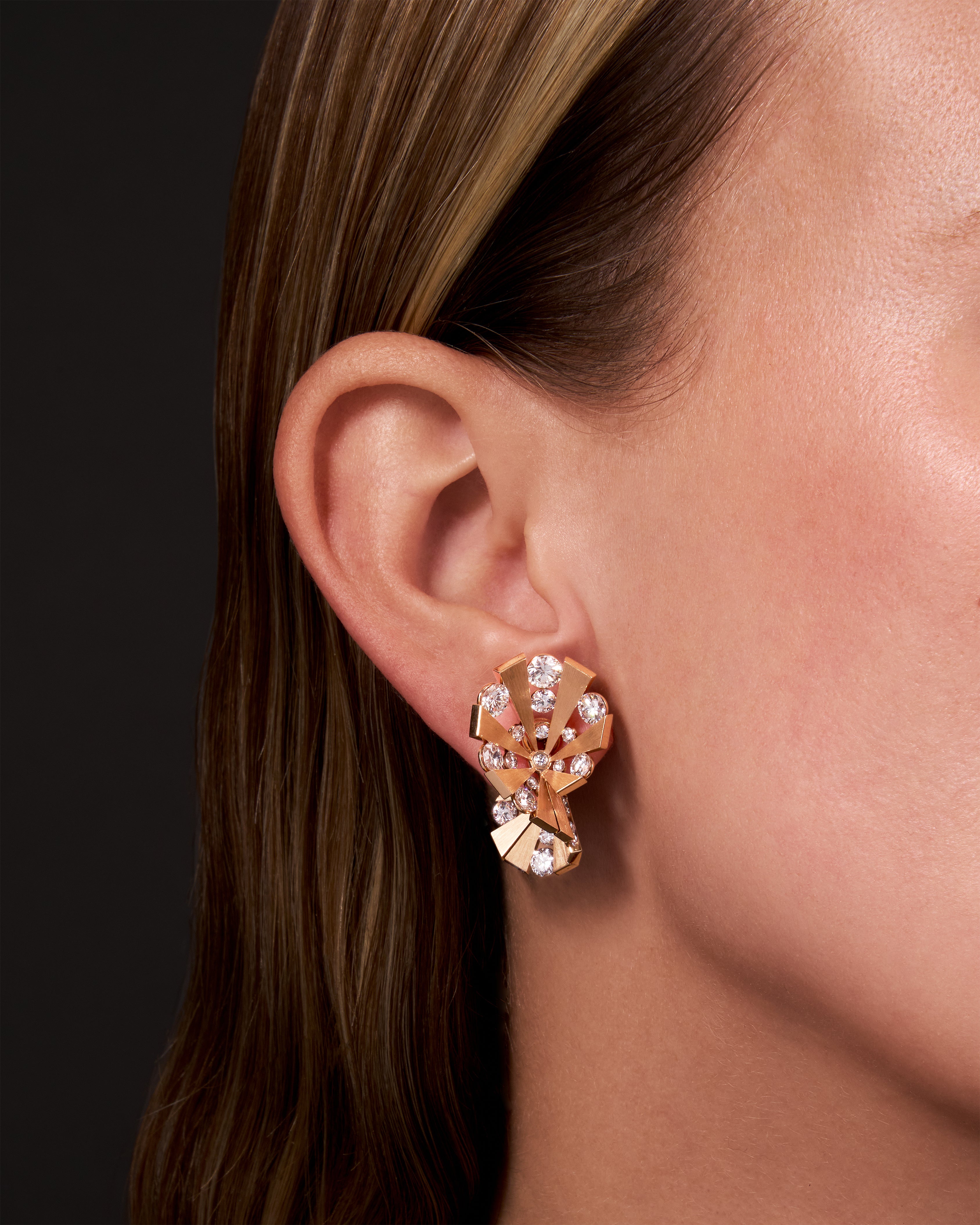 Lattice Satin Earrings