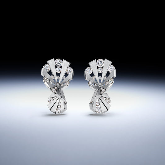 Lattice Satin Earrings