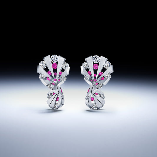 Lattice Satin Earrings