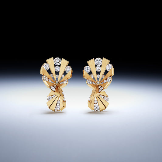 Lattice Satin Earrings