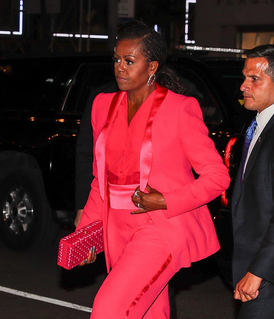 Michelle Obama attends the Clooney Foundation Gala in REZA