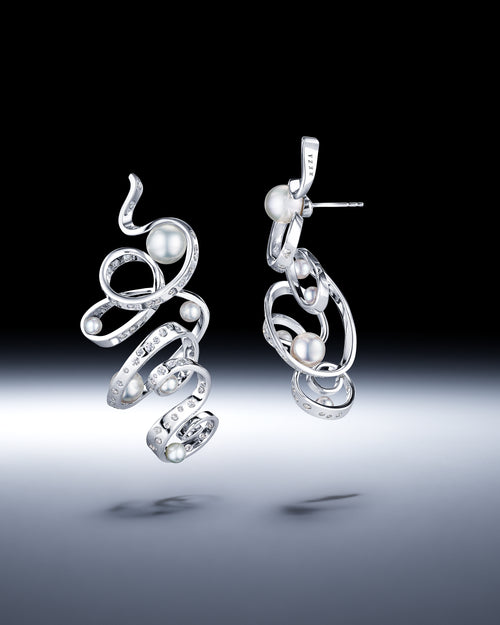 Ruban Drop Earrings