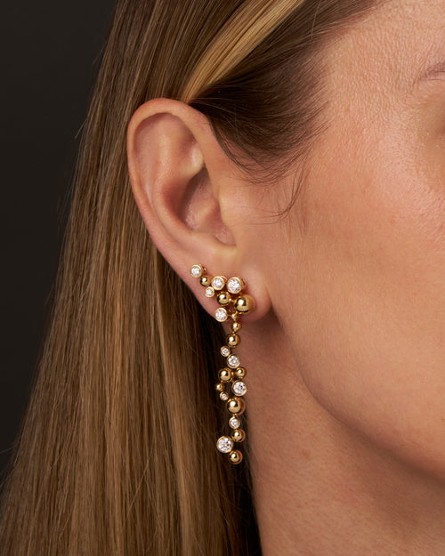 Petillant Glazed Chandelier Earrings