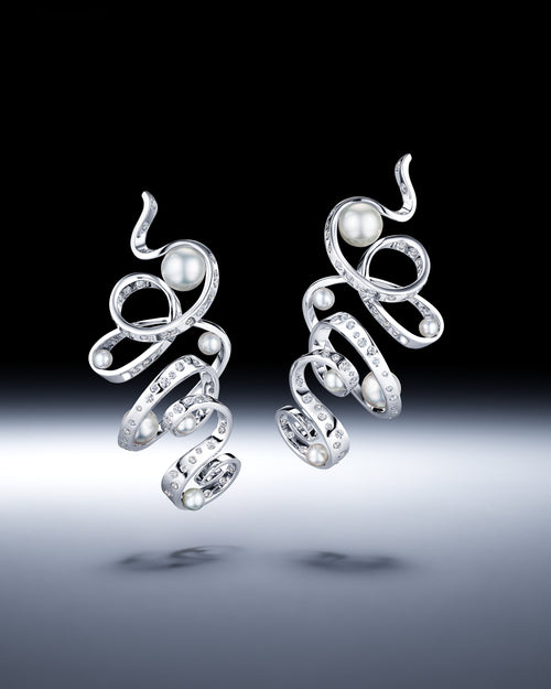 Ruban Drop Earrings