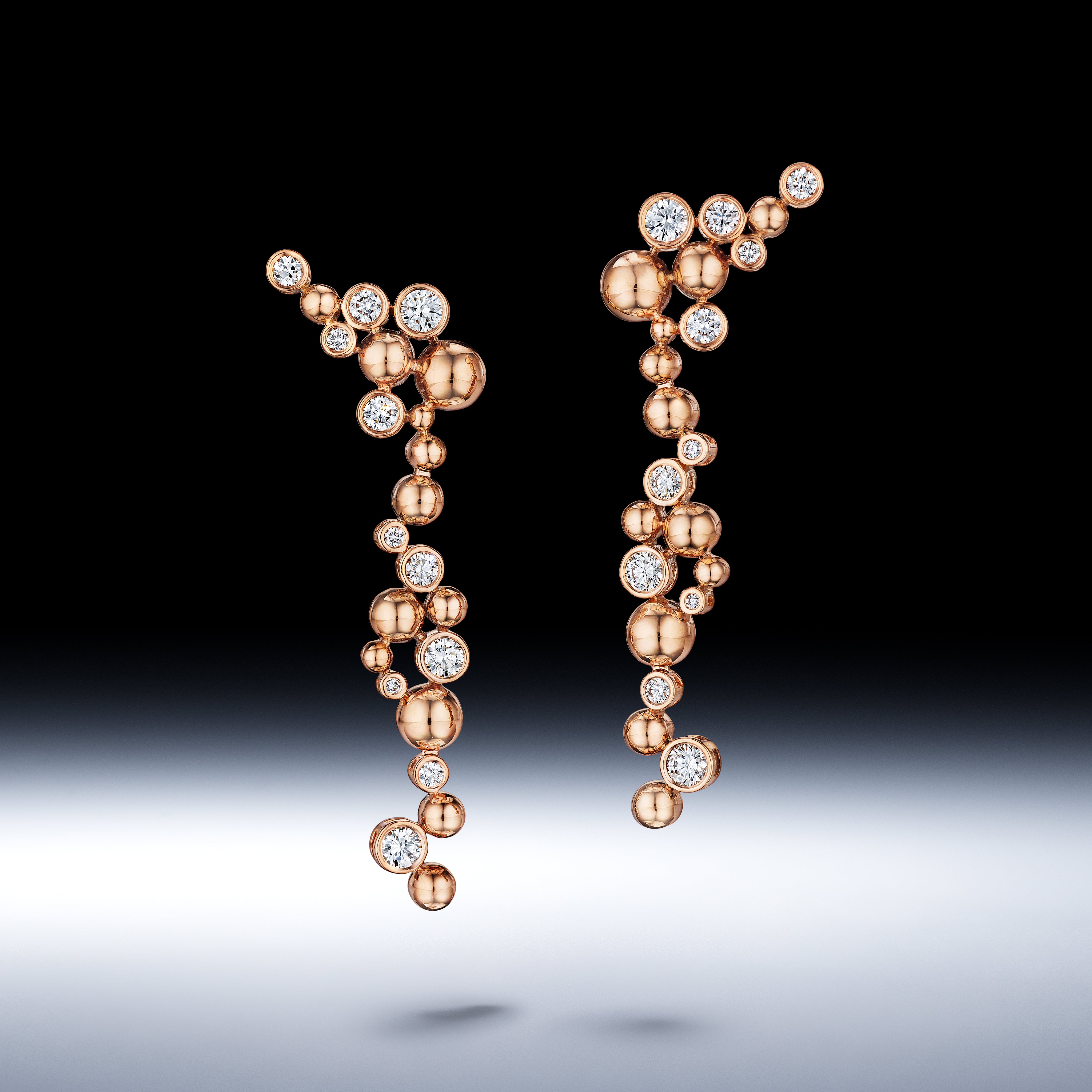 Petillant Glazed Chandelier Earrings