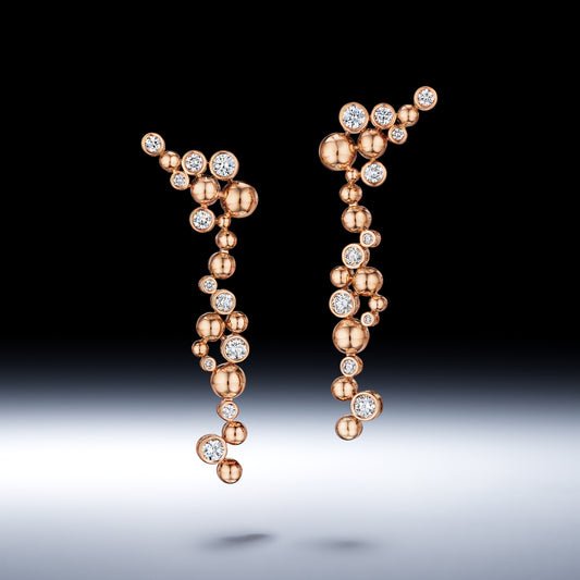 Petillant Glazed Chandelier Earrings