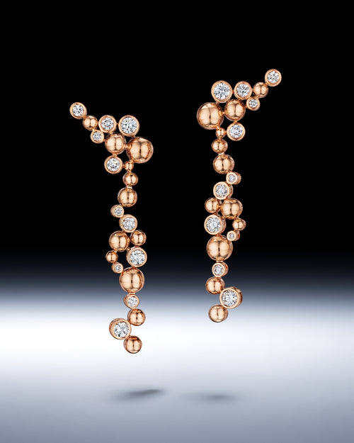 Petillant Glazed Chandelier Earrings