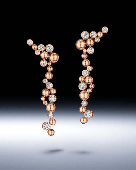Petillant Glazed Chandelier Earrings