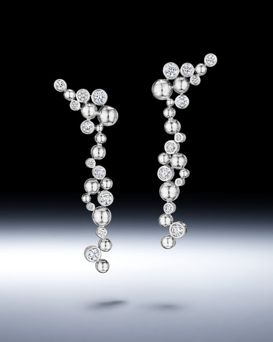 Petillant Glazed Chandelier Earrings