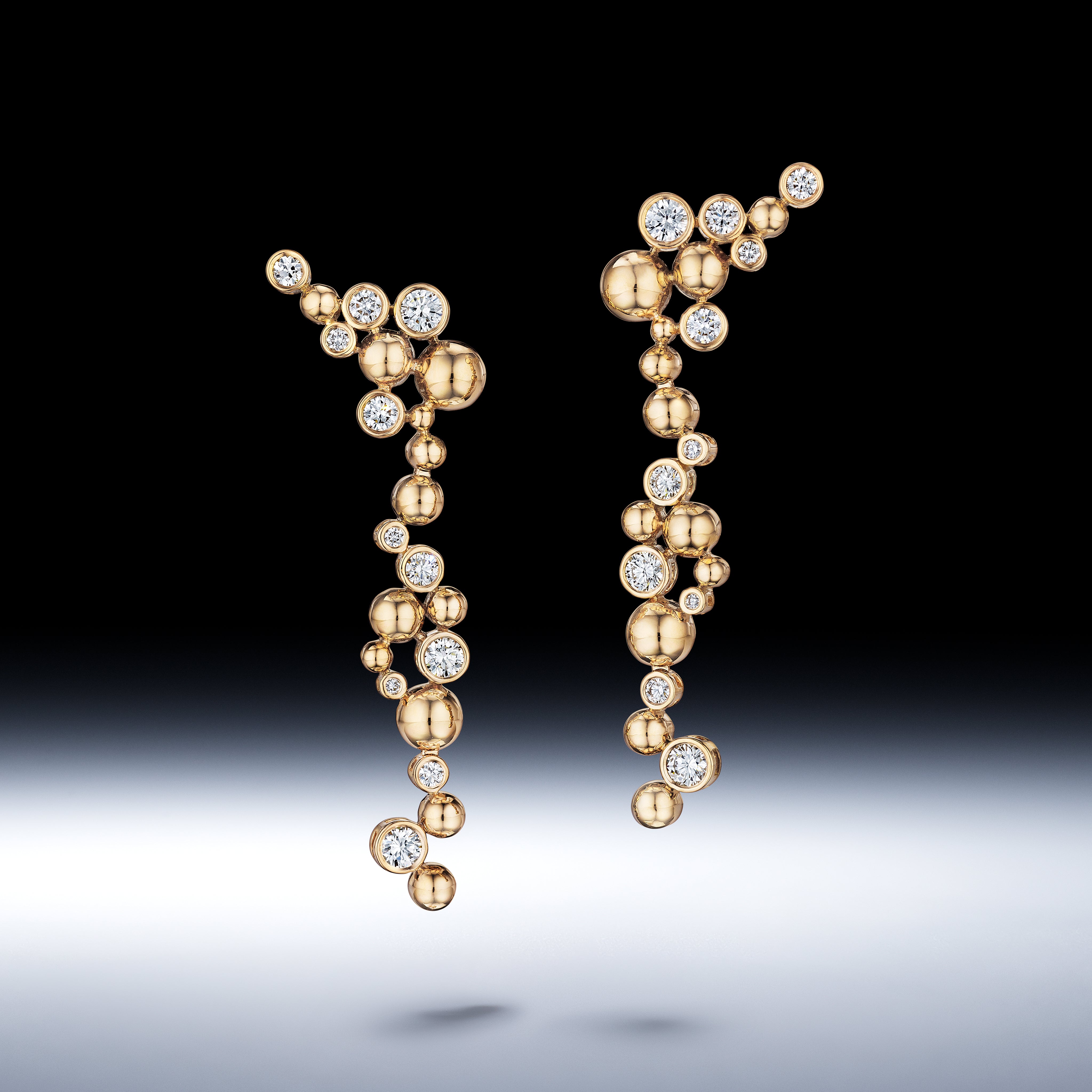 Petillant Glazed Chandelier Earrings