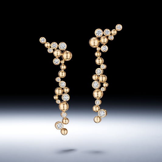 Petillant Glazed Chandelier Earrings