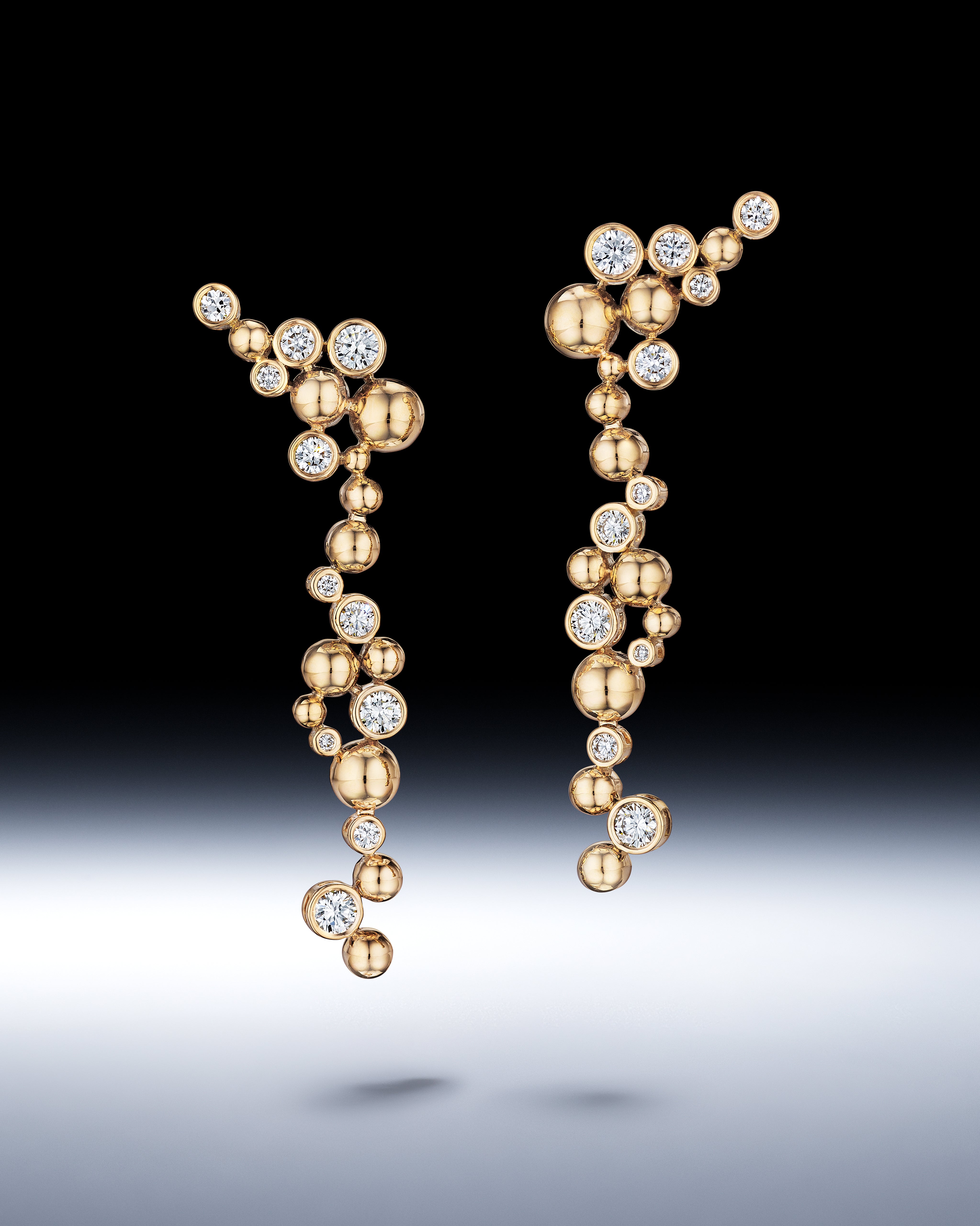 Petillant Glazed Chandelier Earrings