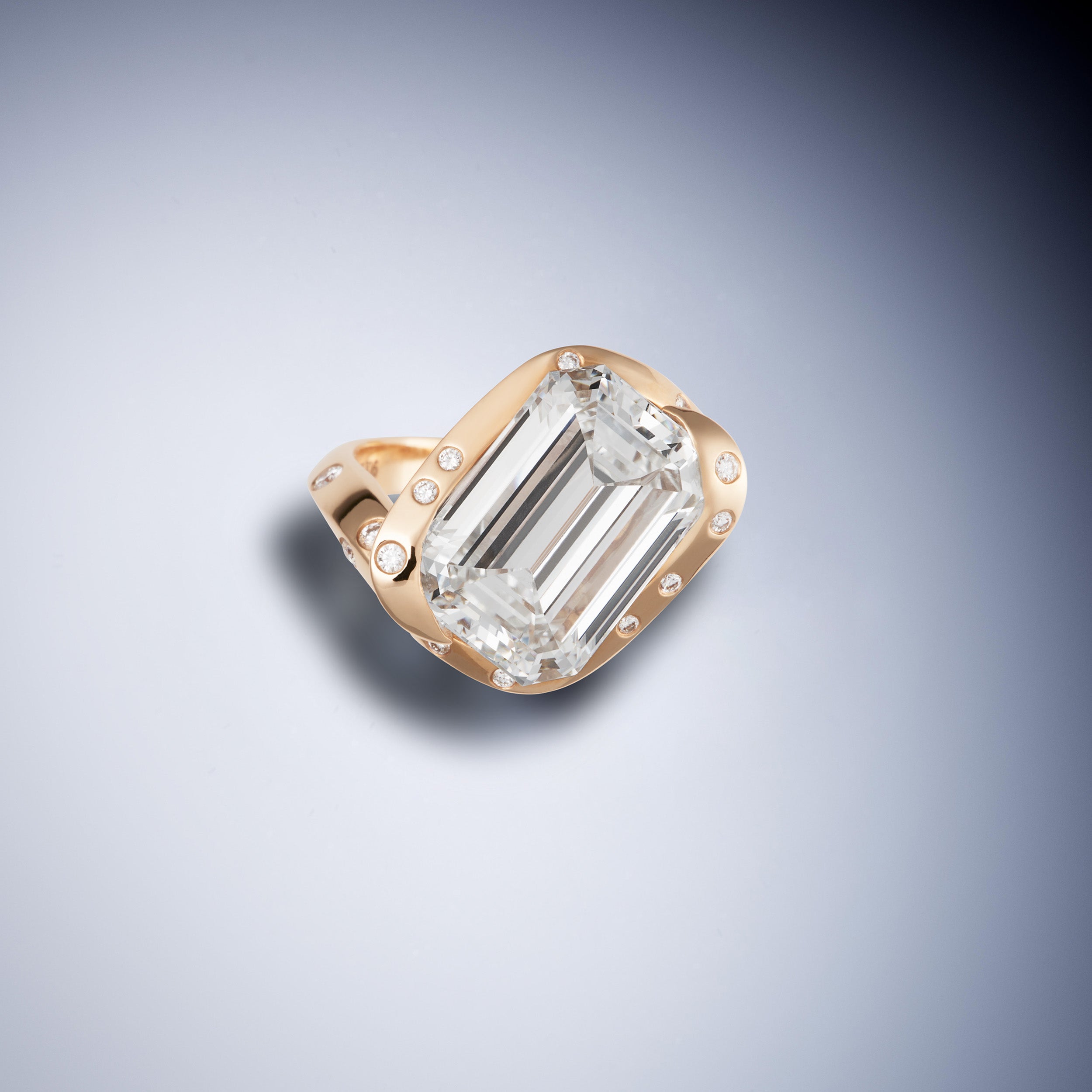 'A' O'Clock Ring