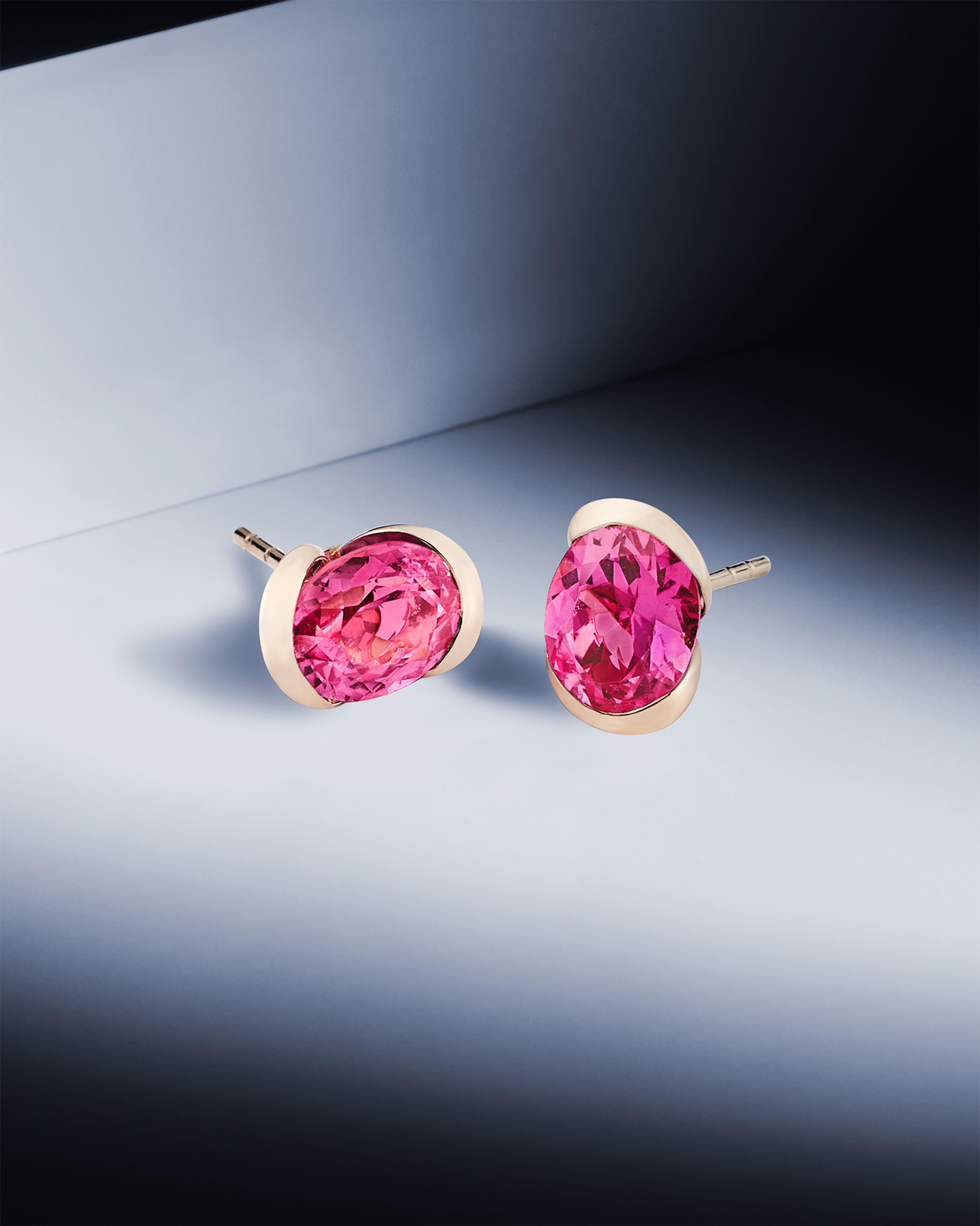 'A' Earrings