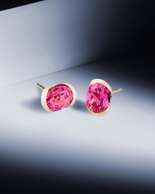 'A' Earrings