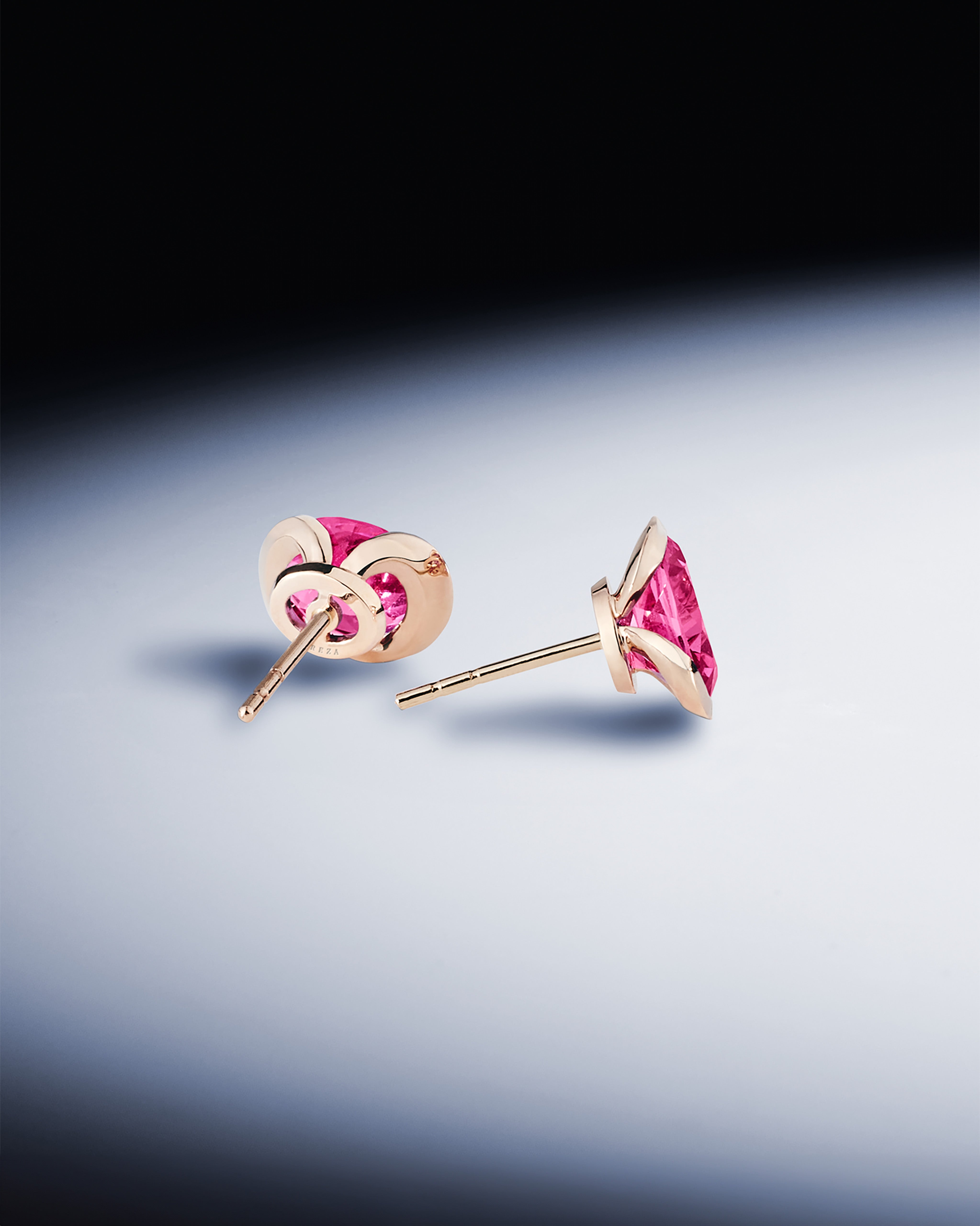 'A' Earrings