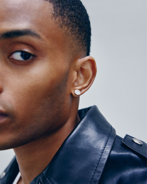 'A' Earrings