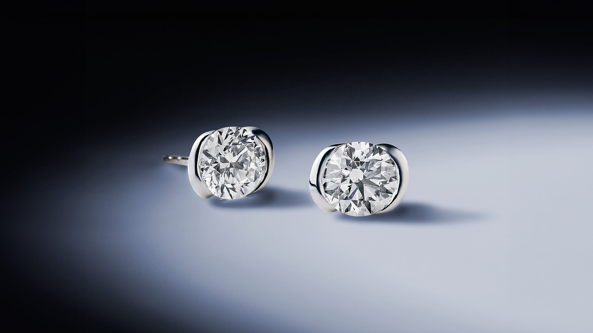 'A' Earrings