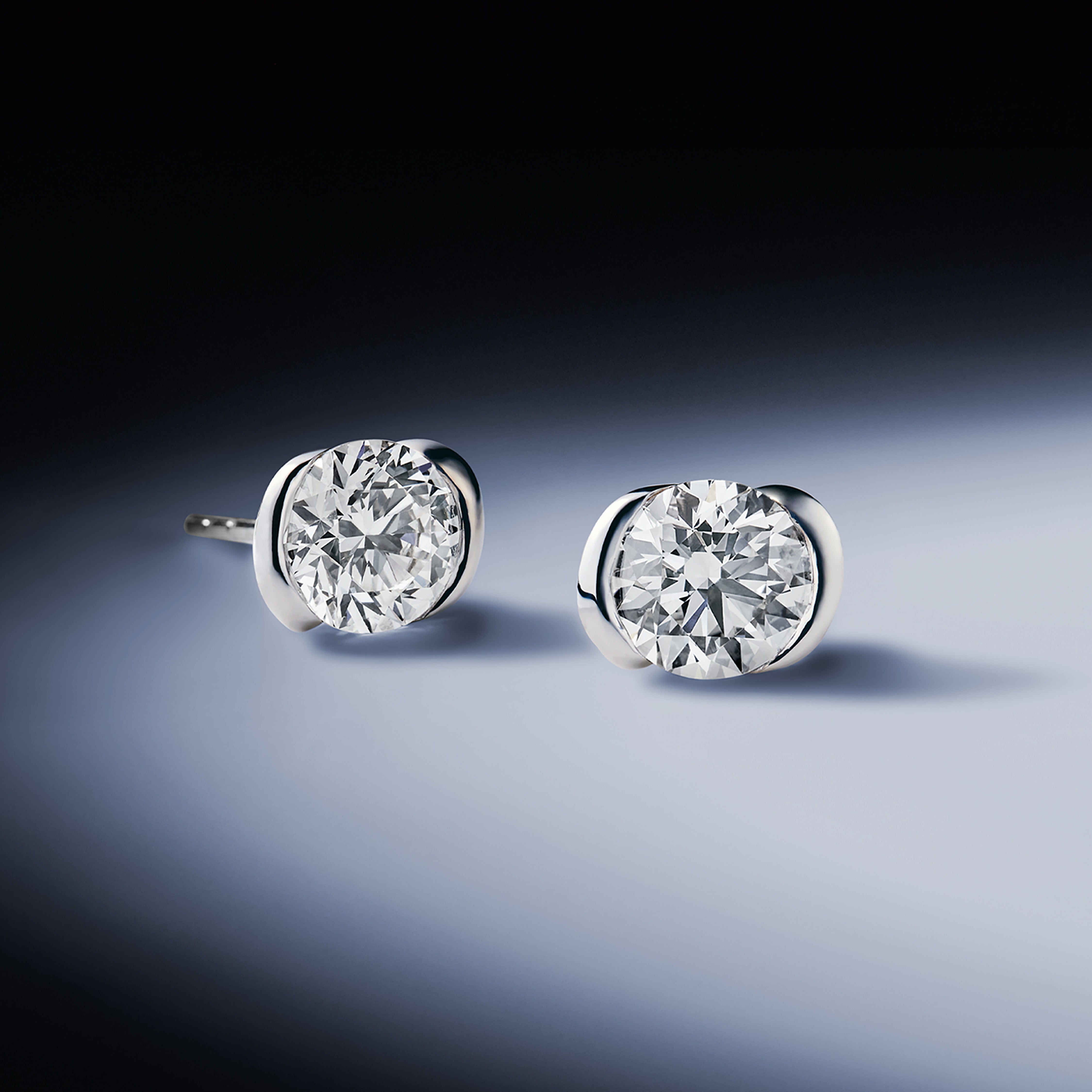 'A' Earrings
