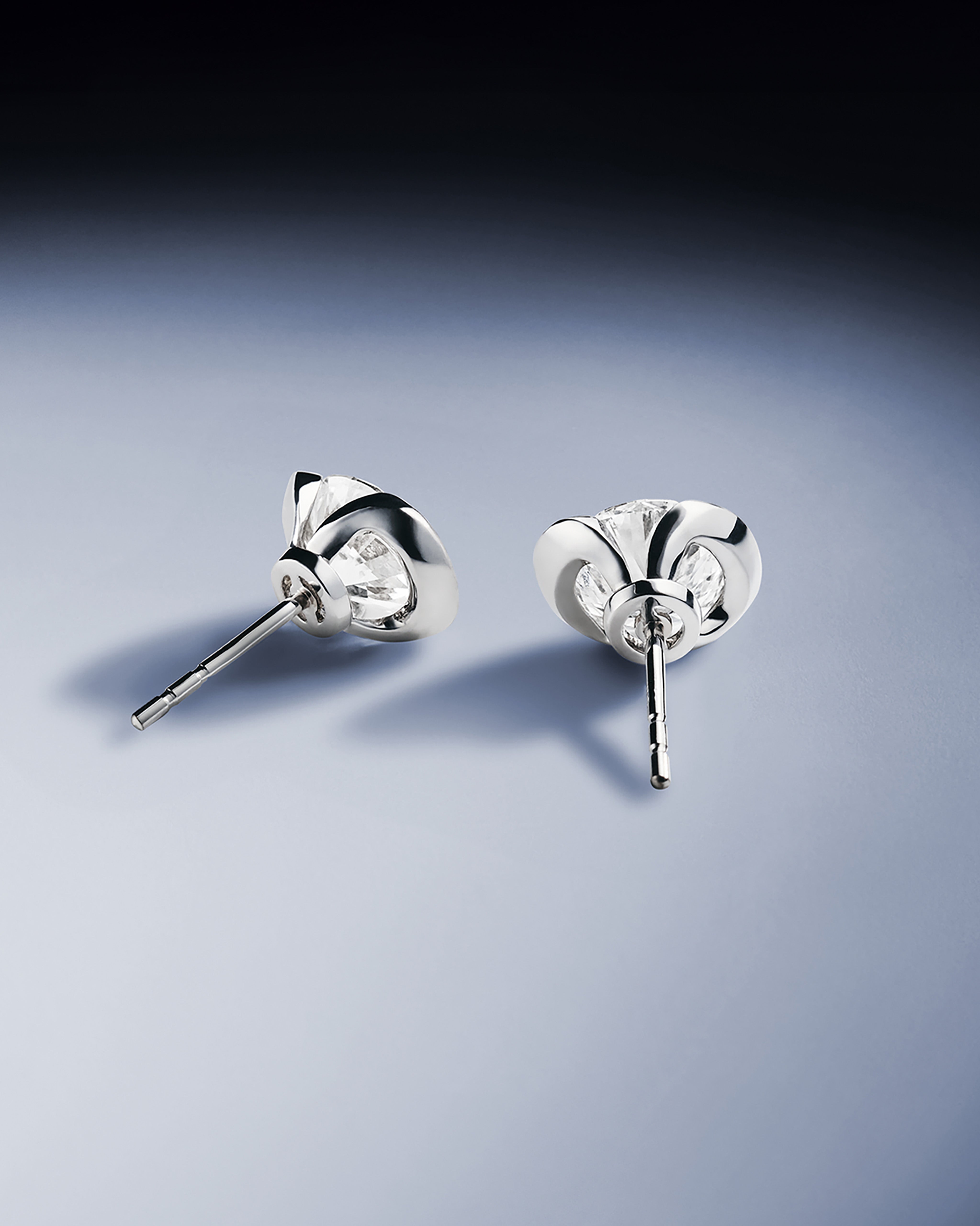 'A' Earrings