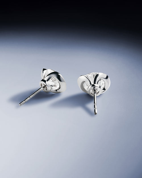 'A' Earrings