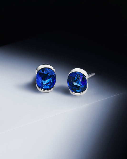 'A' Earrings