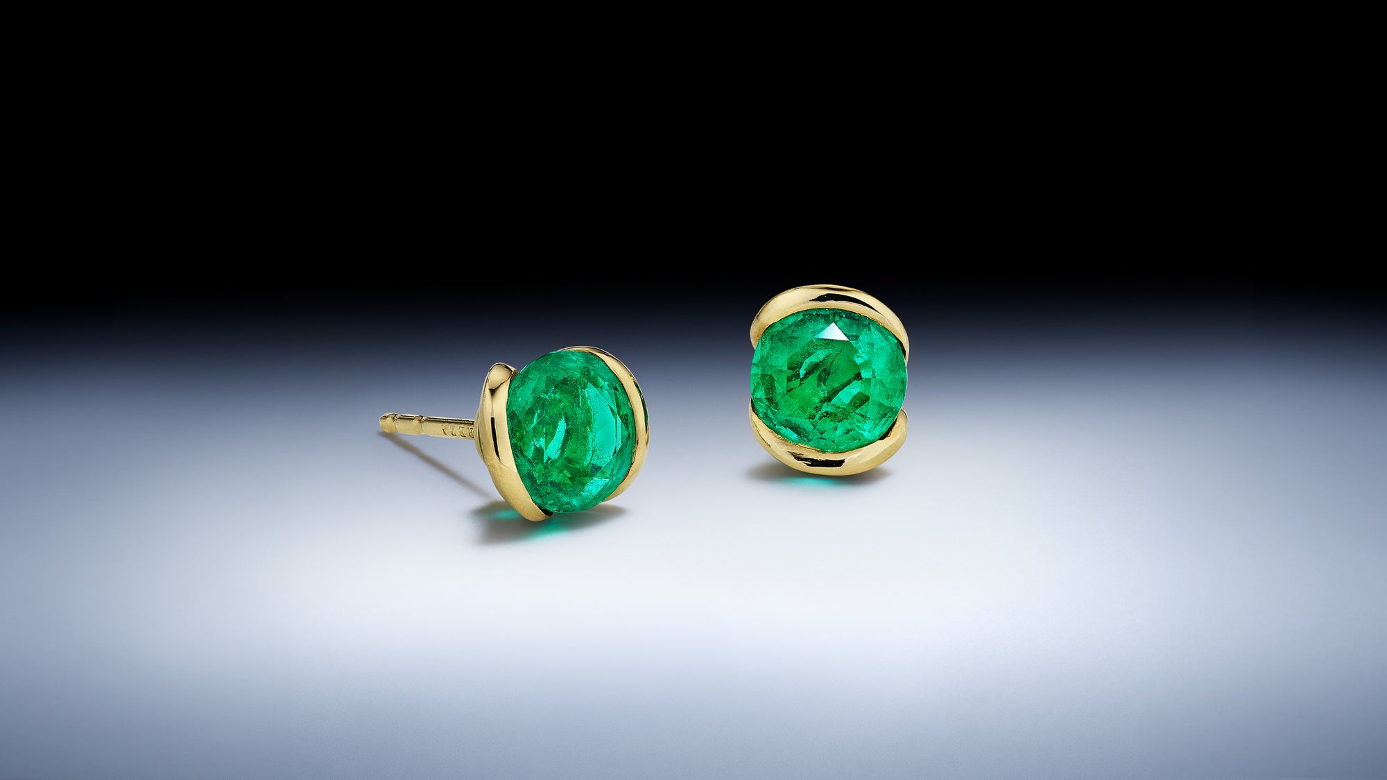 'A' Earrings