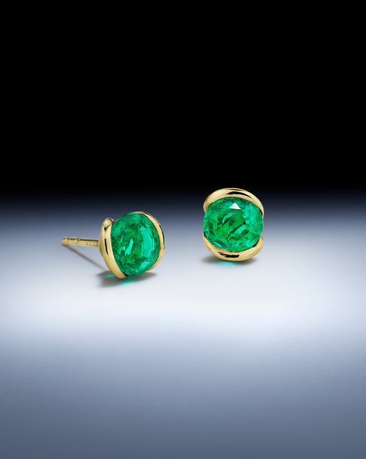 'A' Earrings