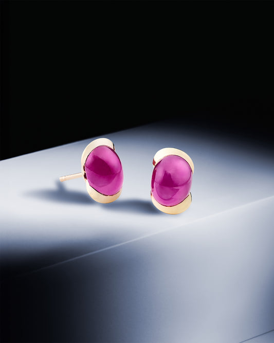 'A' Earrings
