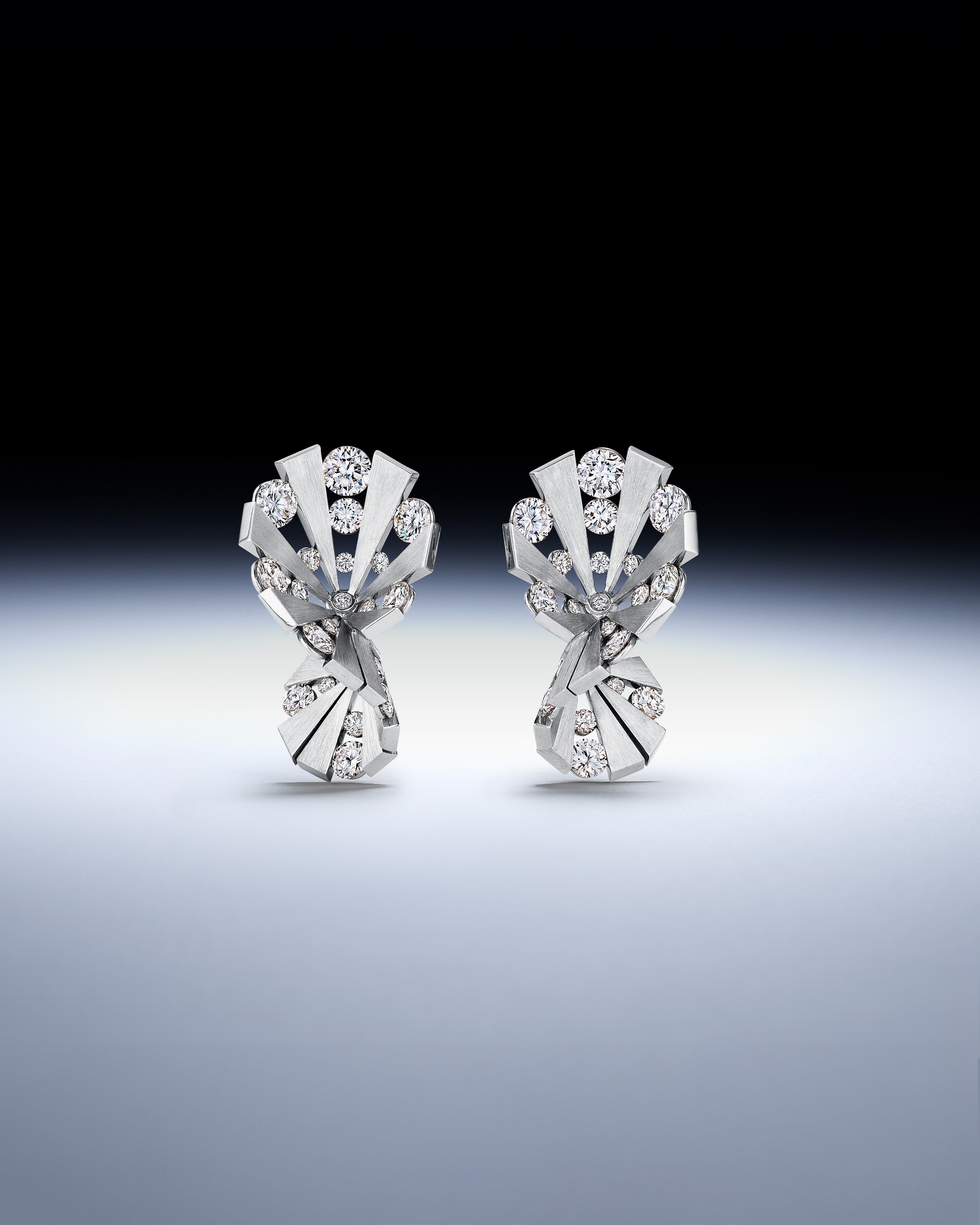 Lattice Satin Earrings