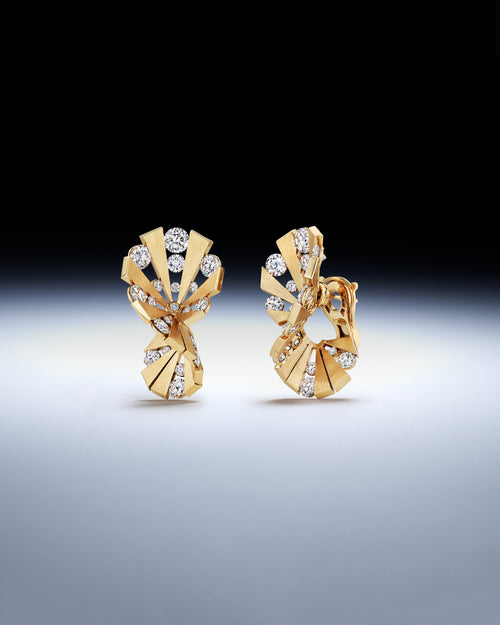 Lattice Satin Earrings