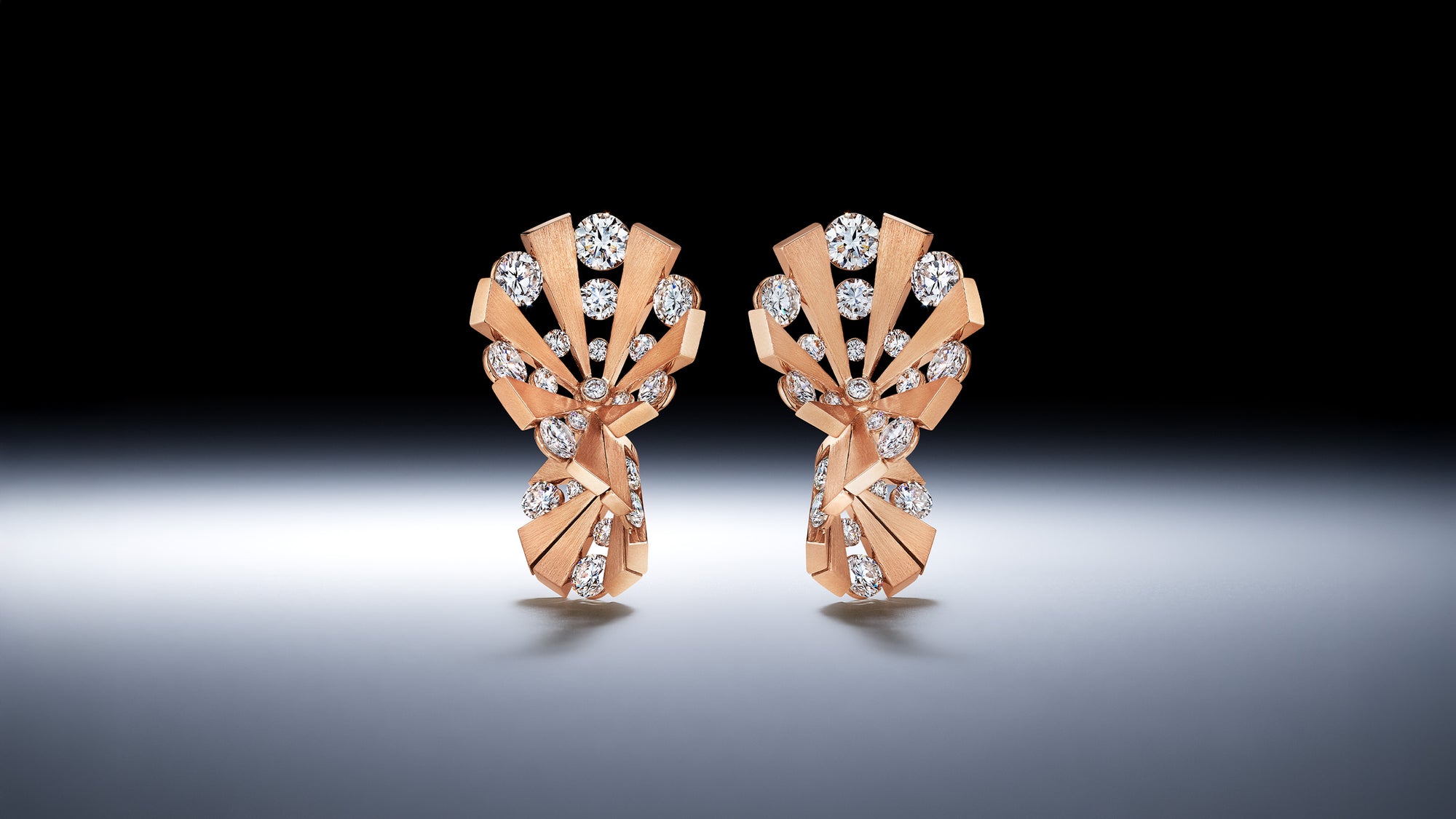Lattice Large Satin Earrings