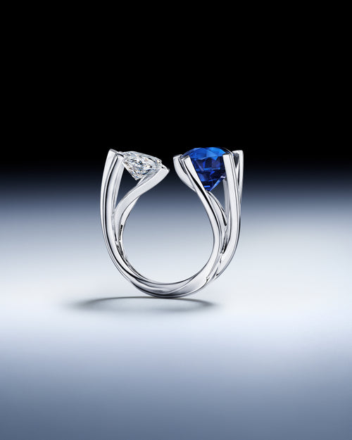Wire Toi et Moi Ring