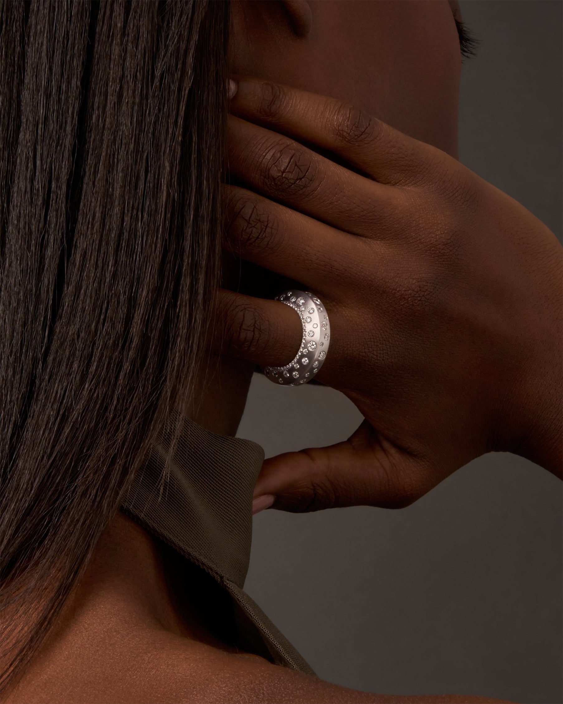 Ecrou Satin Ring