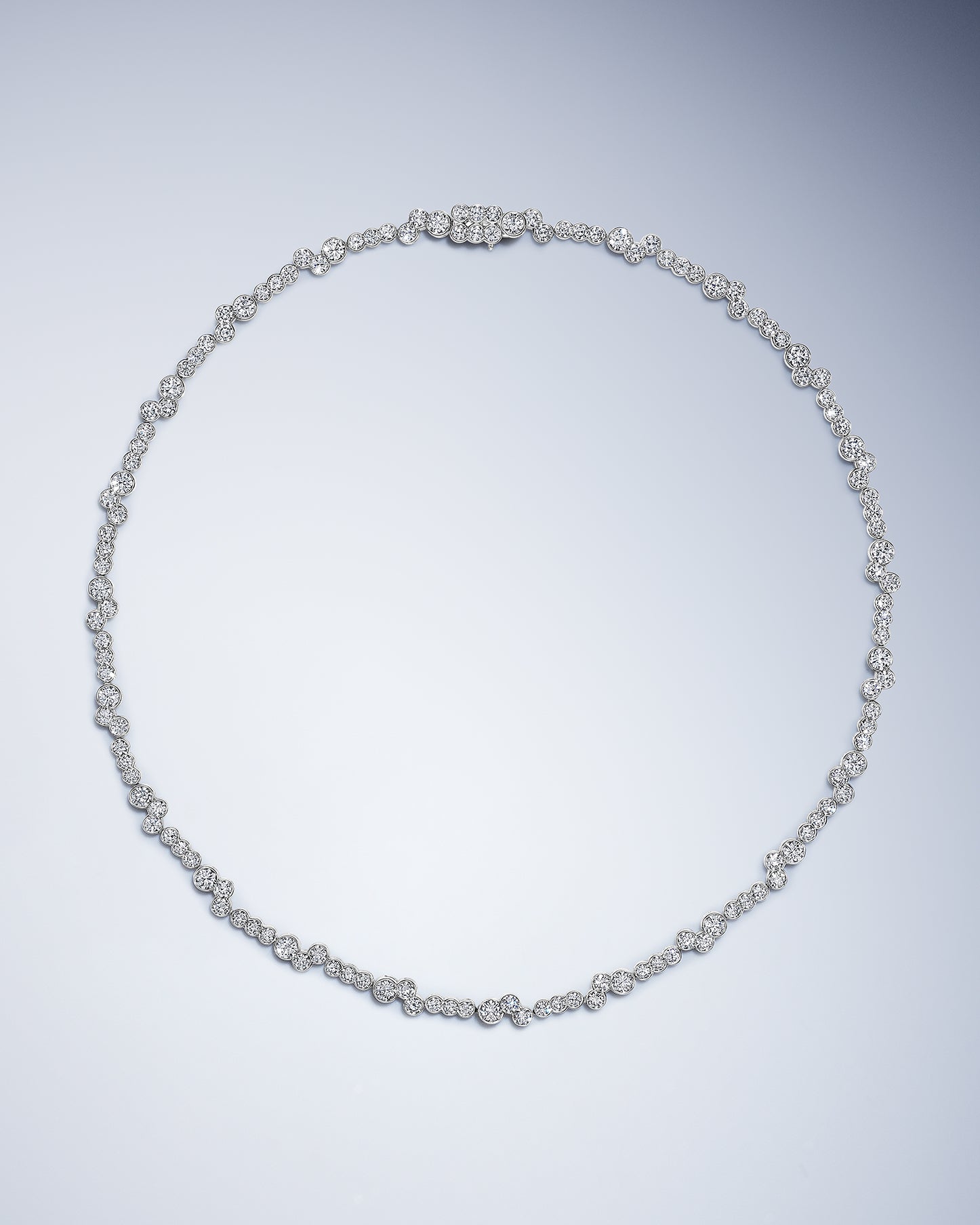 Meander Diamond Necklace