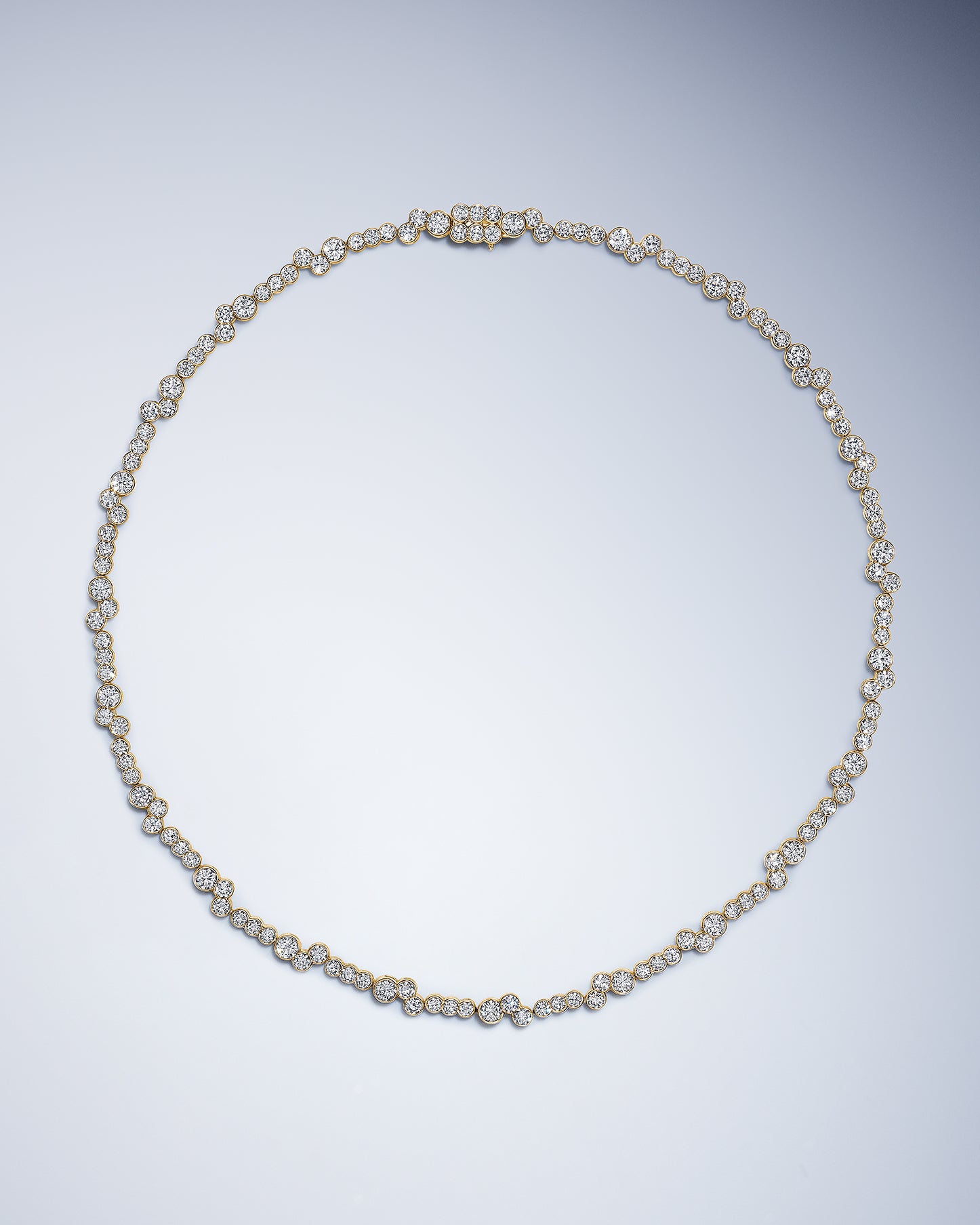 Meander Diamond Necklace