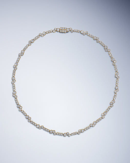 Meander Diamond Necklace