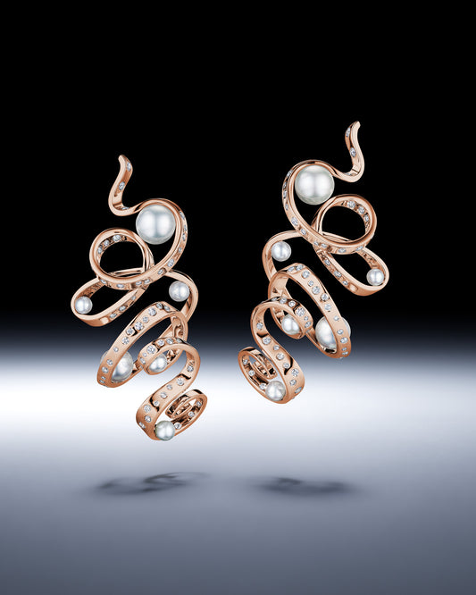 Ruban Drop Earrings