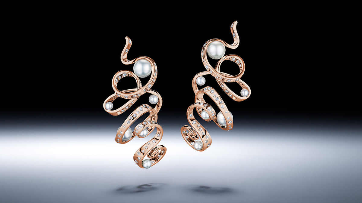 Ruban Drop Earrings